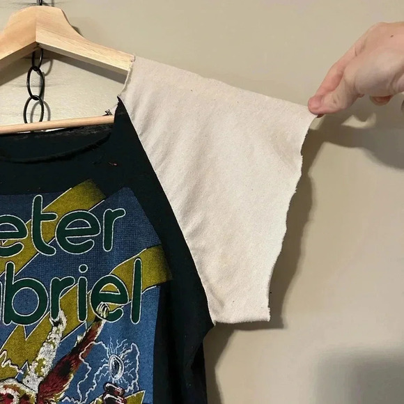 Vintage 1982 Peter Gabriel Shock The Monkey Concert T-shirt - Picture 6 of 7